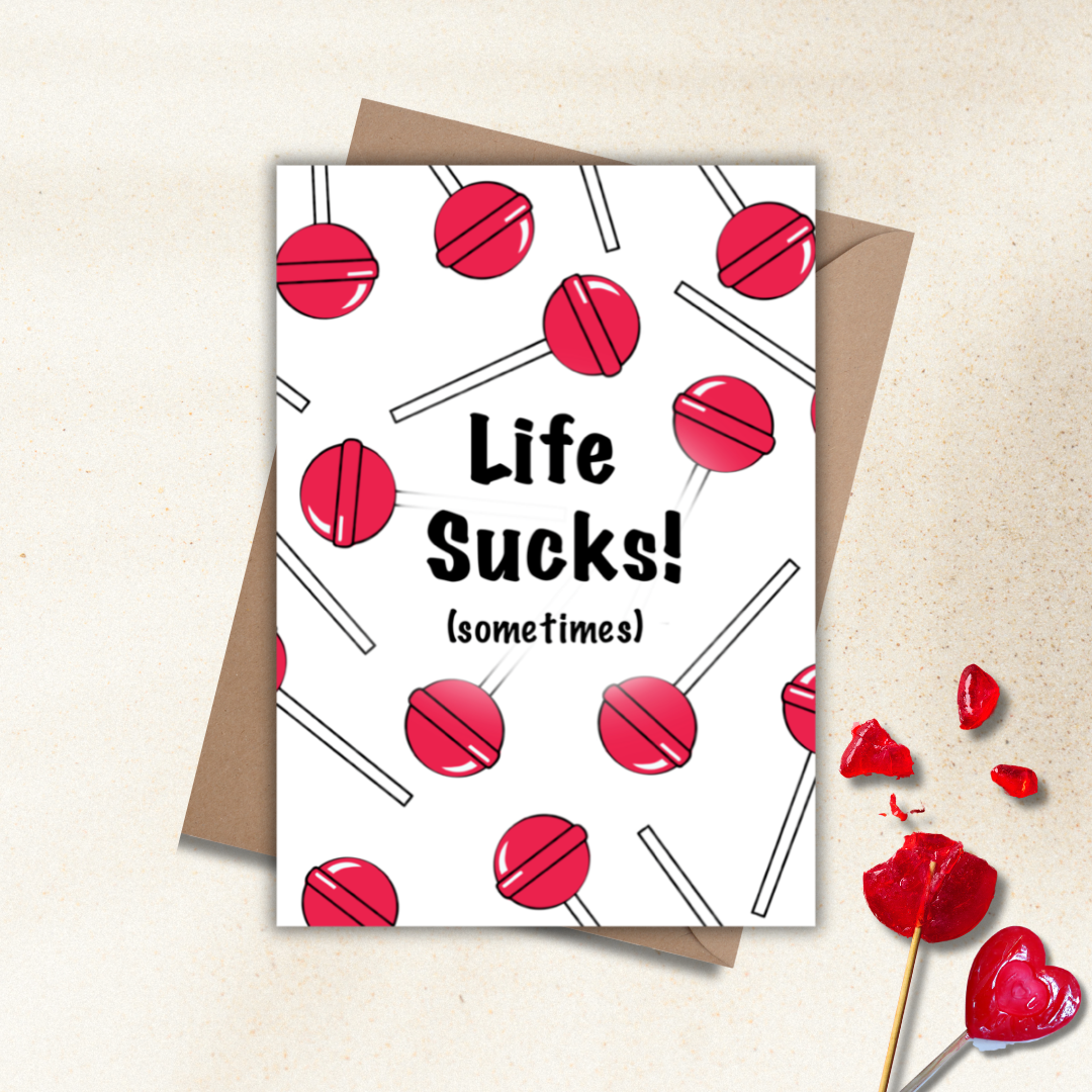 Funny Sympathy card cover