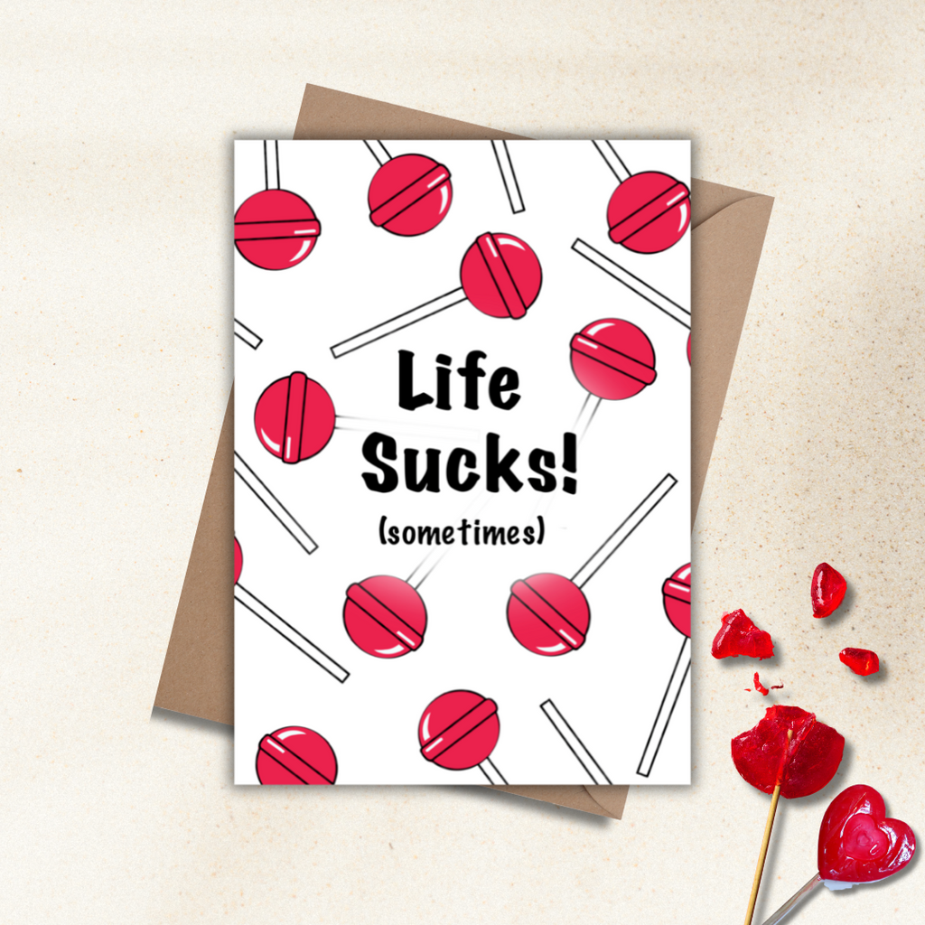 Funny Sympathy card cover