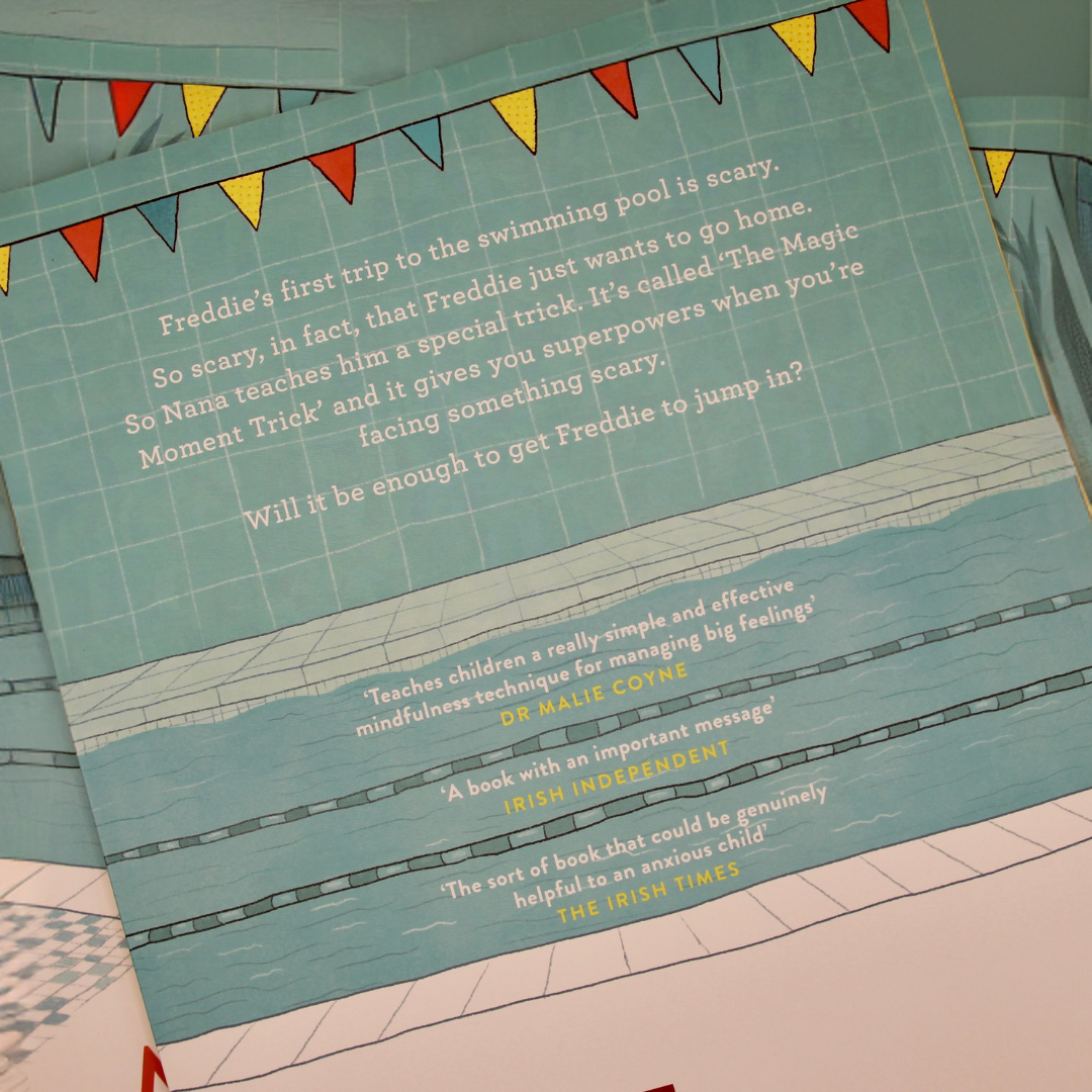 Back of Mindful Bedtime Story book called the Magic Moment