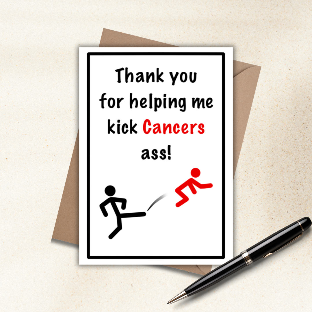 Thank You for your support Cancer Card