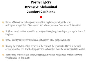 Post Surgery Comfort Cushion - Red - **BACK IN STOCK SOON**