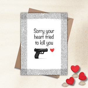 Heart Attack Get Well Card