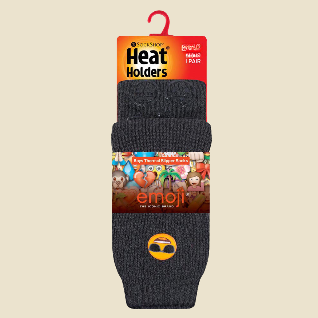 Kids Black Slipper Socks in packet