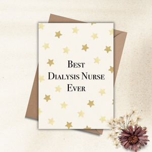 Dialysis Nurse Thank You Card
