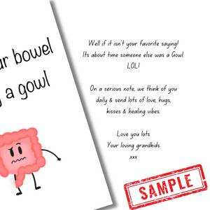 Inside of Your Bowel is being a gowl card