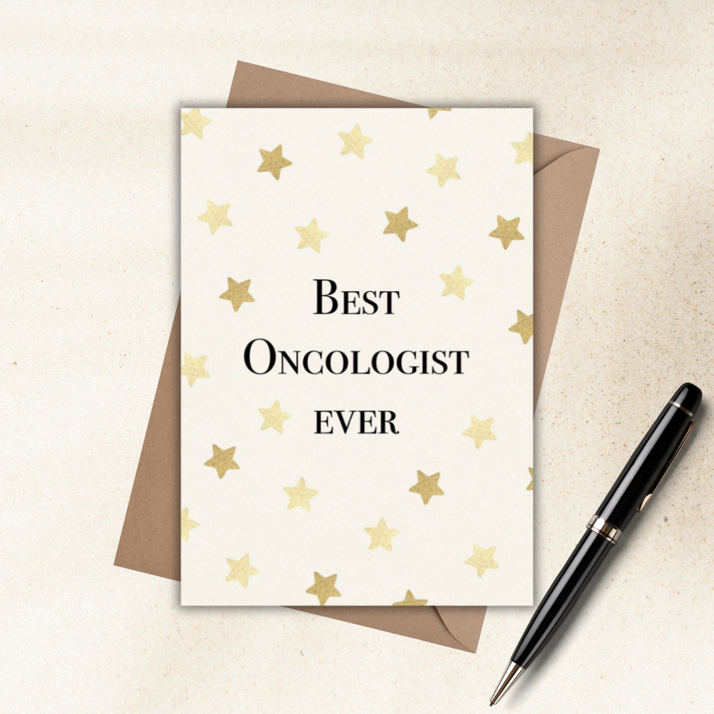 Best ONcologist Ever Thank You card