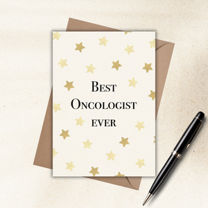 Best ONcologist Ever Thank You card