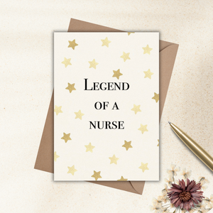 Legend of a nurse card