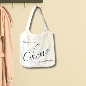 Chemo Bag saying keeping all my chemo crap together
