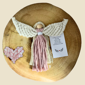 Handmade Angel in pink