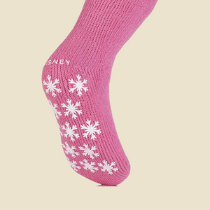 Snowflake non slip grips on Disney socks