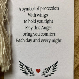 Poem to go with our handmade guardian angels