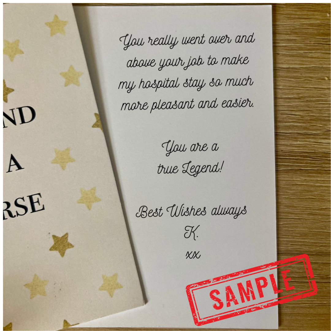 The 'Legend Nurse' Thank You Gift Box
