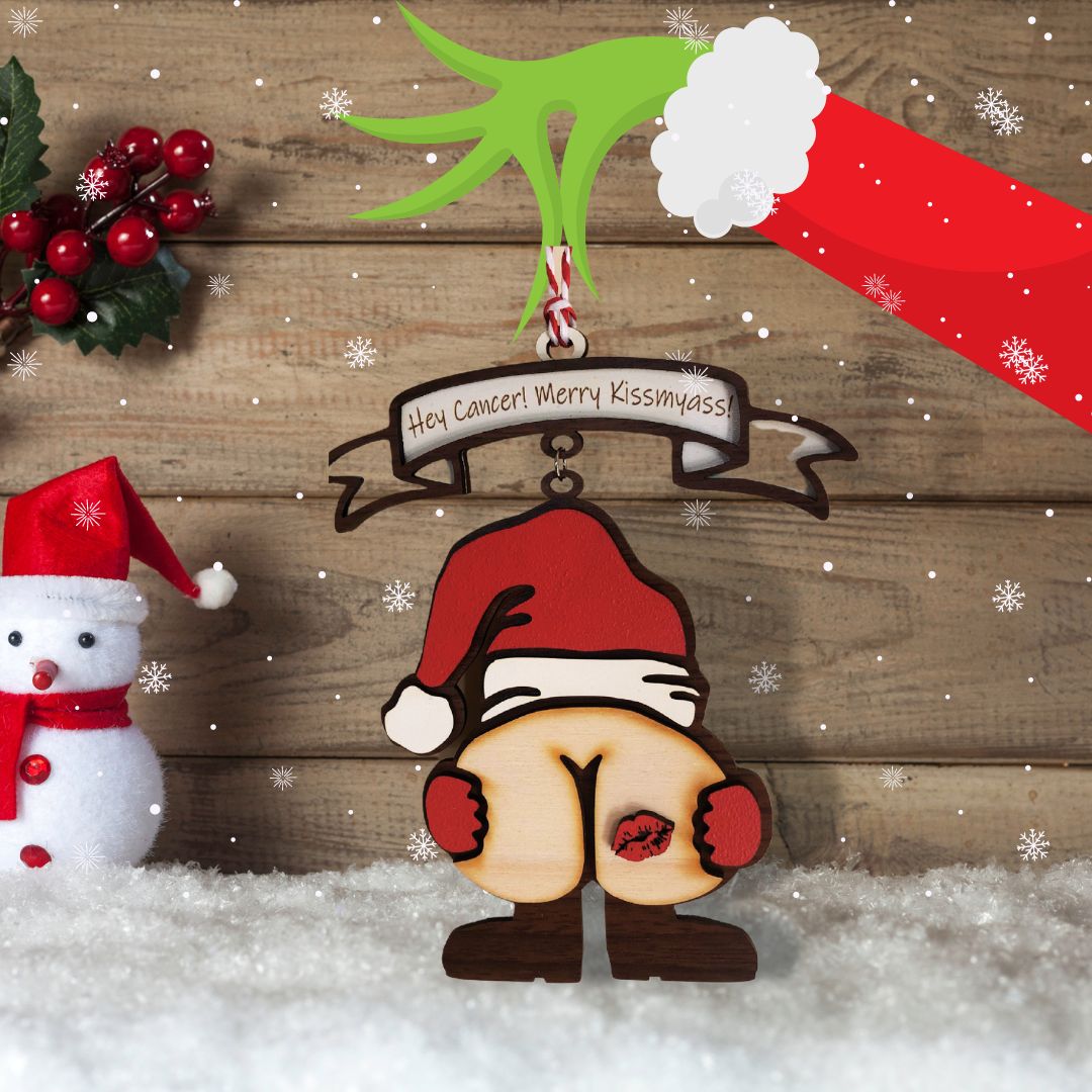 Merry Kissmyass - Christmas Tree Decoration - Taking orders for next Christmas!
