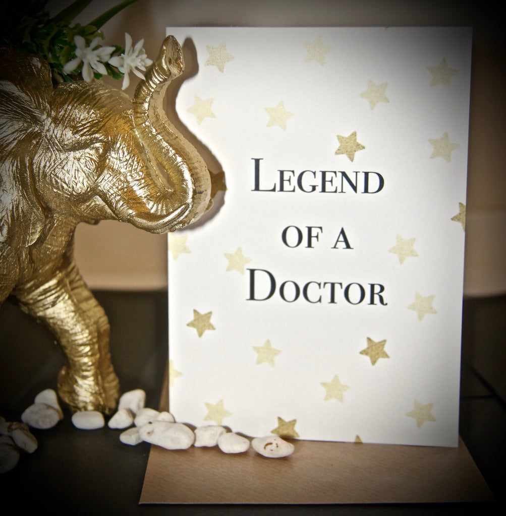 Legend Of A Doctor Card - Thank You Card For A Doctor