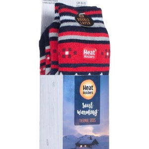 Men's Soul Warming Thermal Slipper Socks - Blue