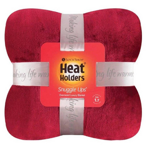 Luxury Thermal Blanket/Throw - Cranberry