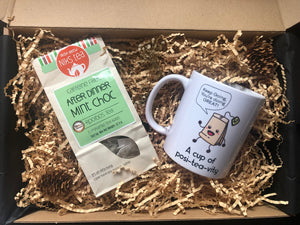 Funny Get Well Mug and Wellness Tea Gift Box