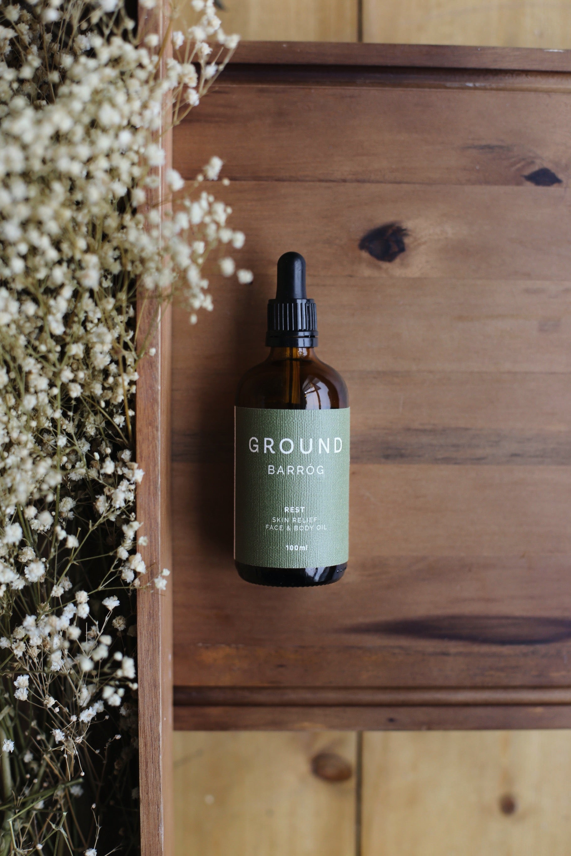Ground Wellbeing - Rest Face & Body Oil