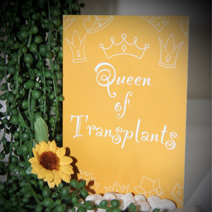 Queen of Transplant  - Thank you card for a surgeon
