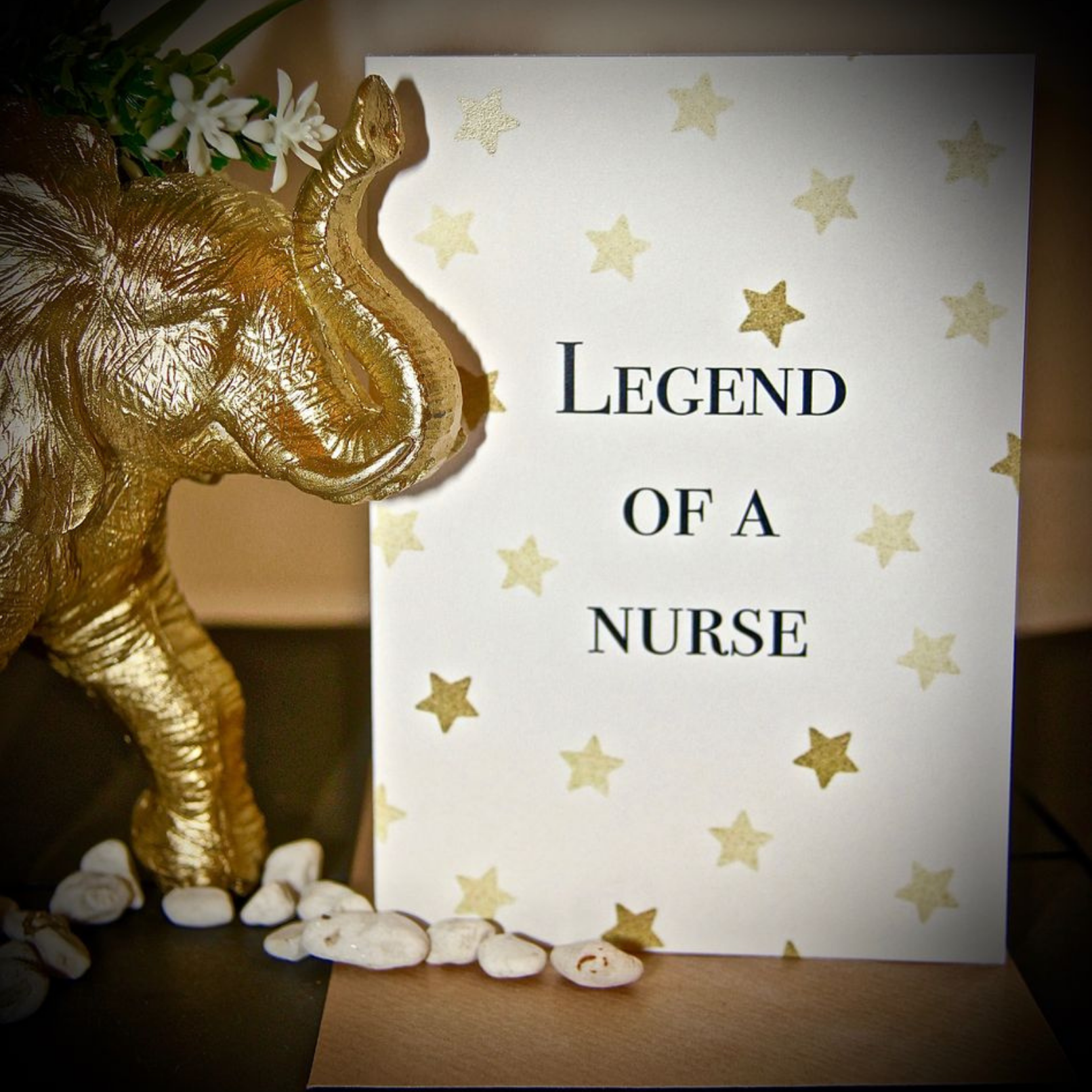 Thank you card for a nurse